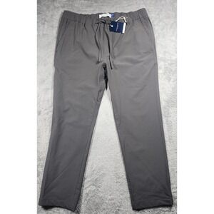 Peter Manning Pants Mens 36x28 Gray Stretch Jogger Elastic Waist Casual Travel‎